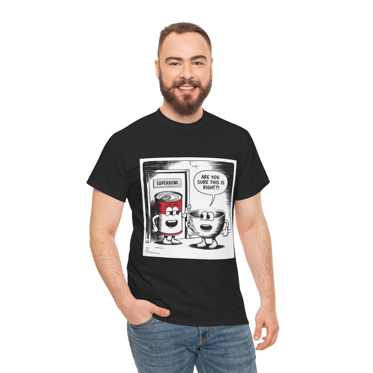 Comic Unisex Tee - Superbowl Design