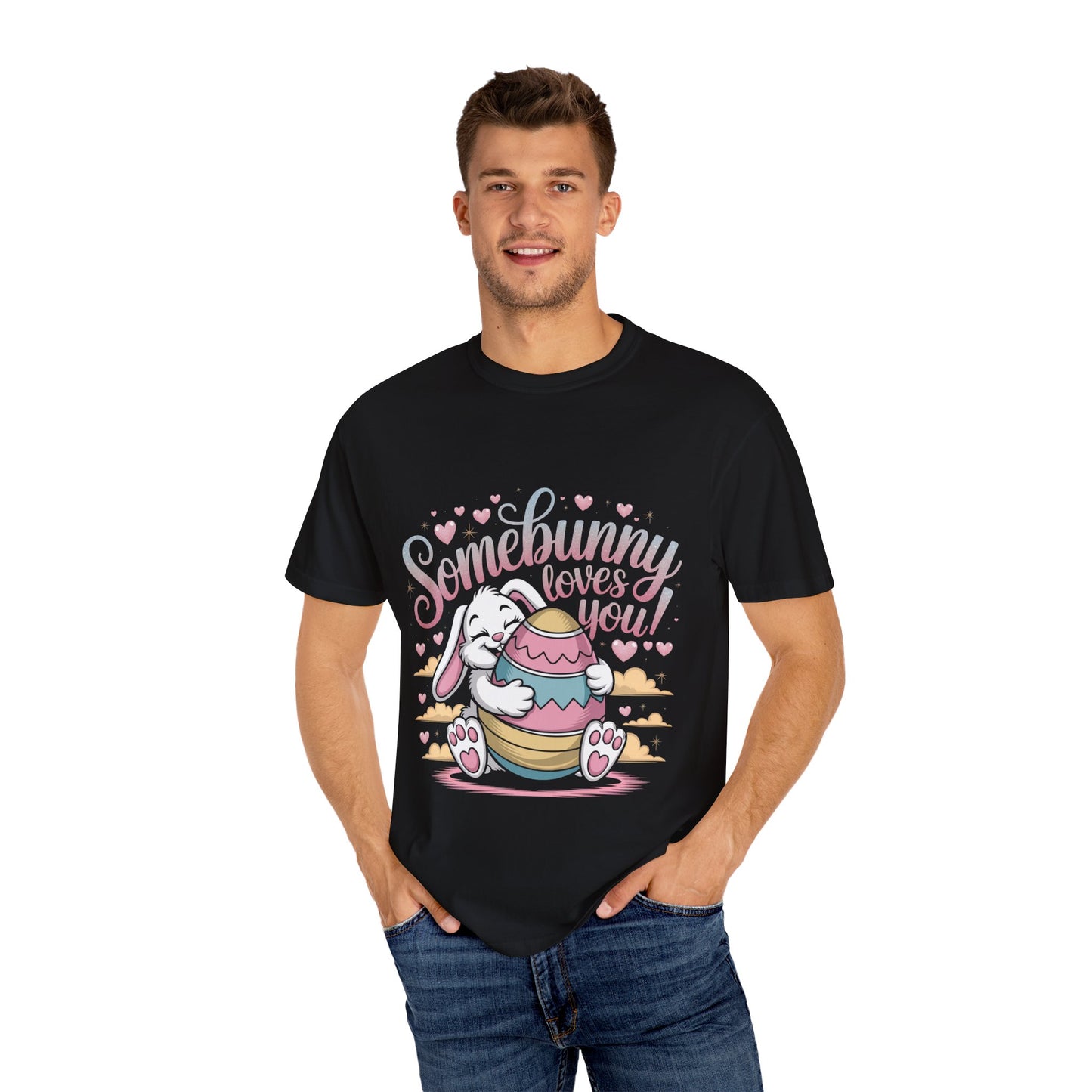 Easter Shirt Somebunny Loves You Unisex T Shirt, Easter Gift, Spring Apparel, Cute Animal Tee, Seasonal Fashion, Bunny Design