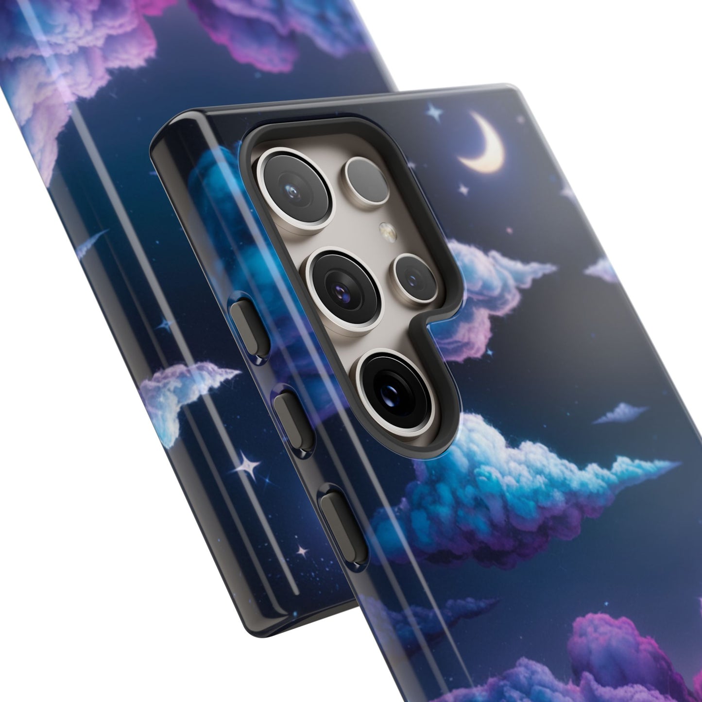 Dreamy Clouds & Moon Tough Samsung Galaxy Case