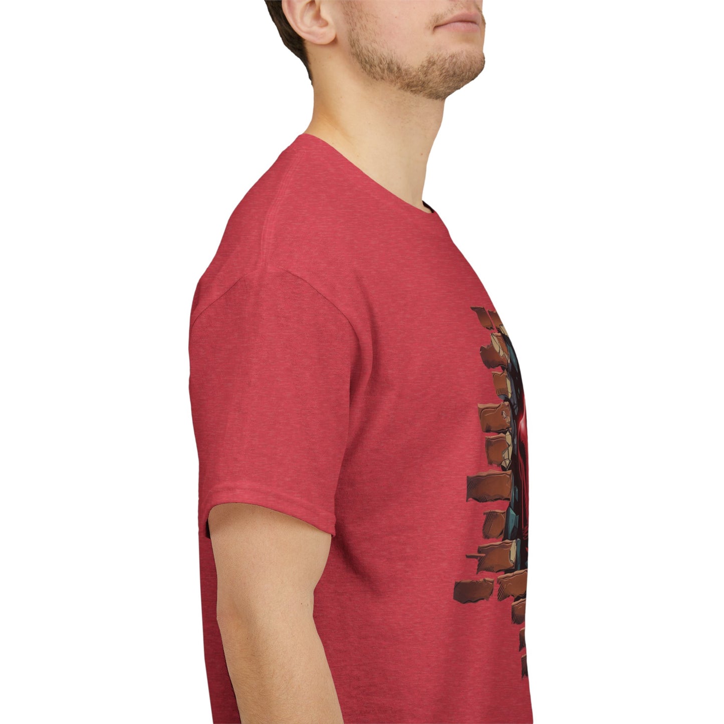 Impact Fist Graphic T-Shirt – Punch Through Brick Wall Design | Bold Streetwear Tee for Fighters, Gym & Edge-Lovers