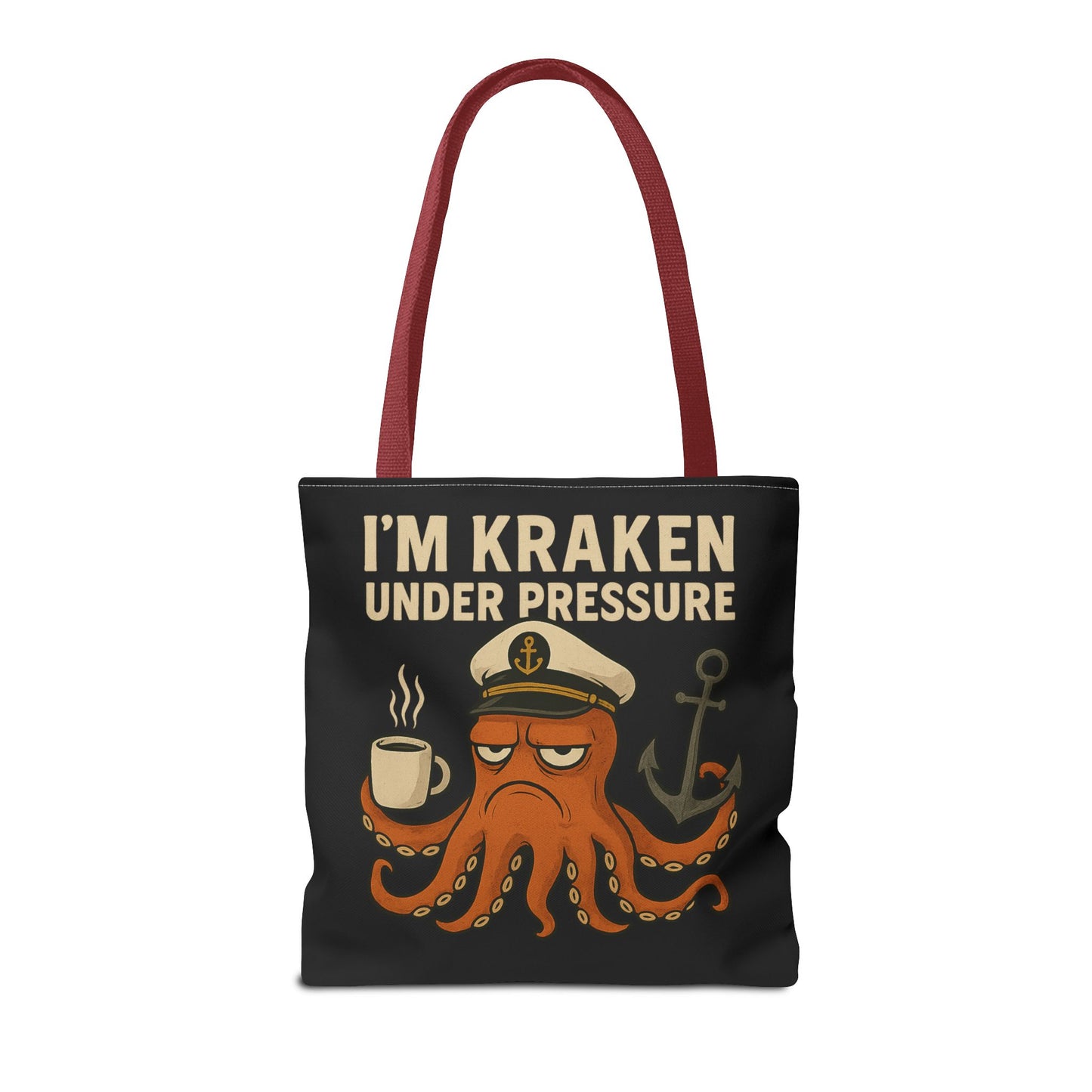 Stressed Octopus Tote Bag Nautical Bag Beach Tote Ocean Reusable Bag Seaside