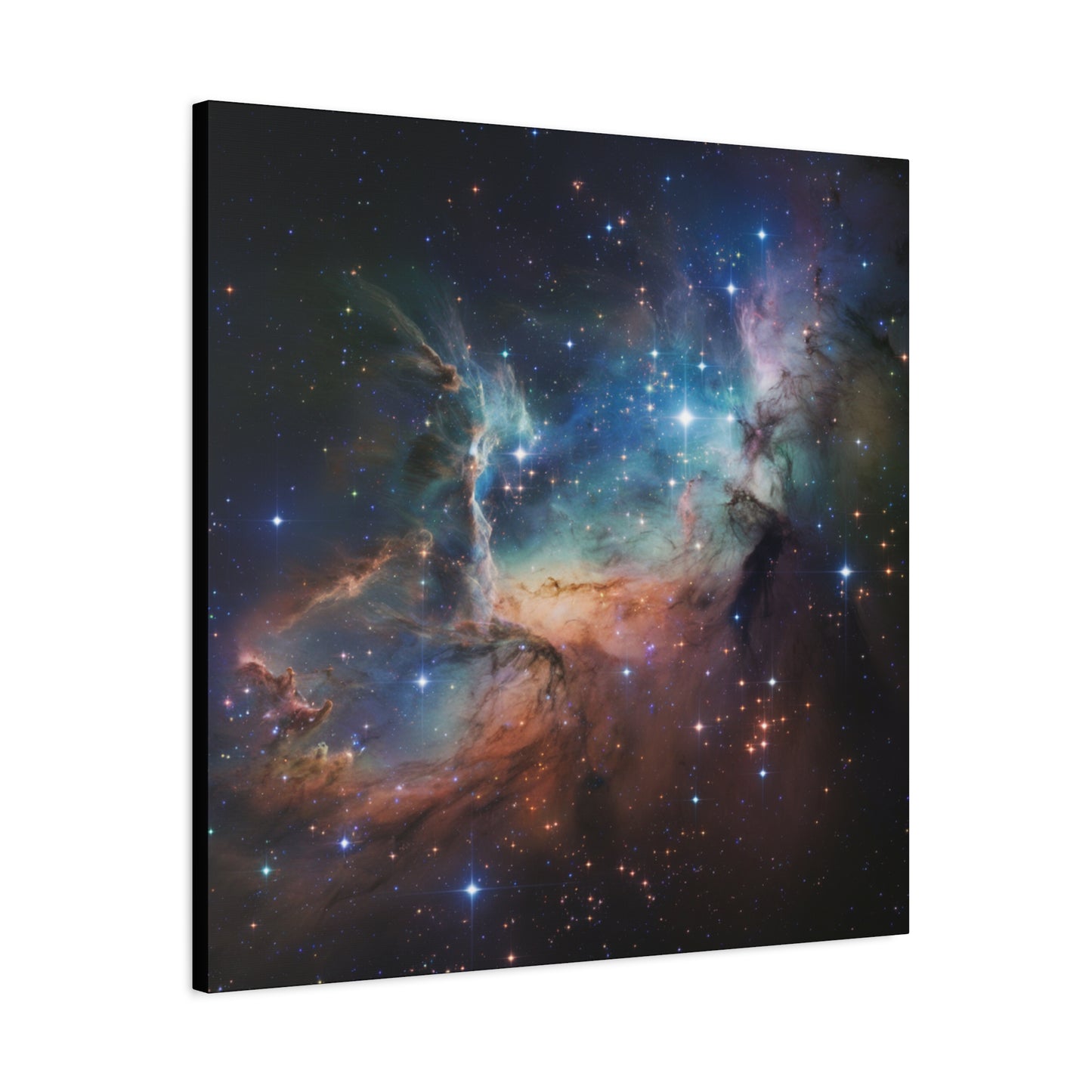 Cosmic Art Canvas Nebula Wall Decor Space Art Galactic Home Decor Modern Art Office Decor