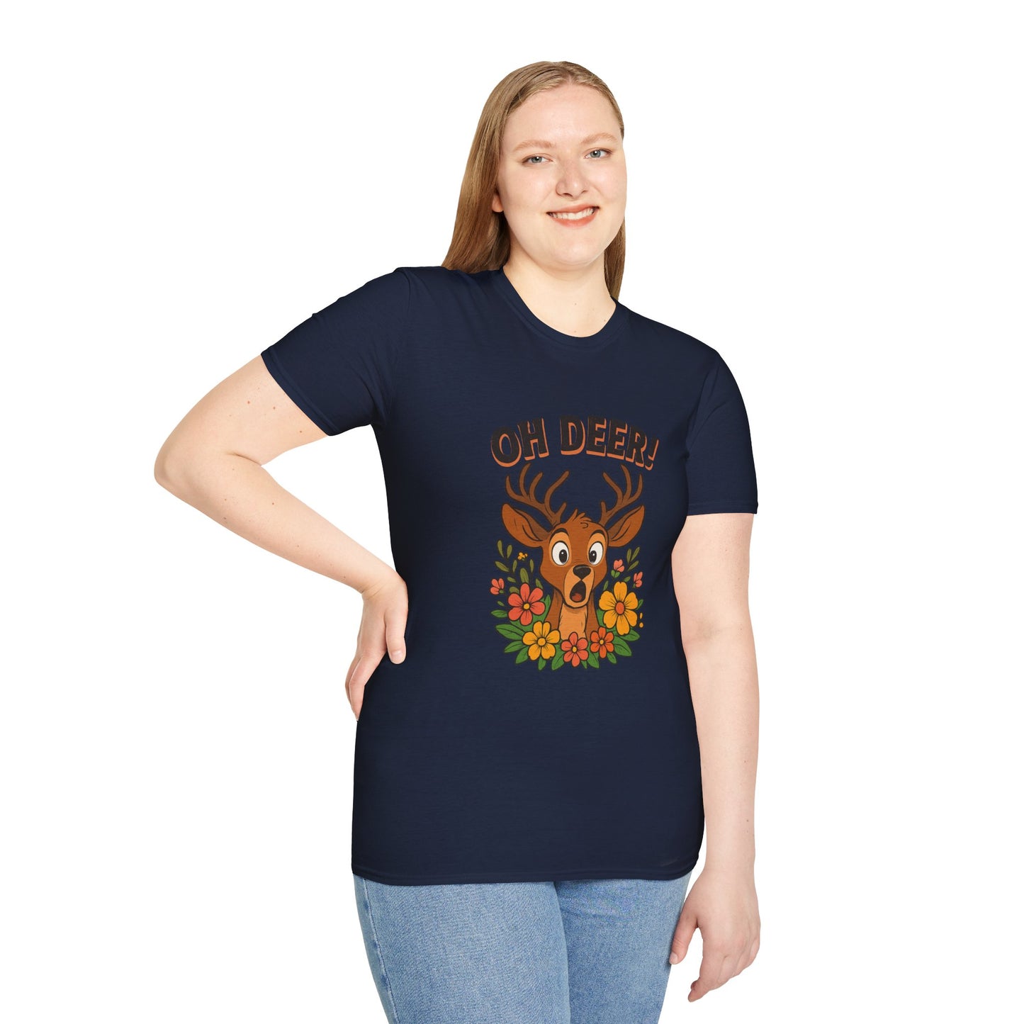 Oh Deer T-Shirt Animal Apparel Wildlife shirt Deer Tee Gift for Animal Lovers