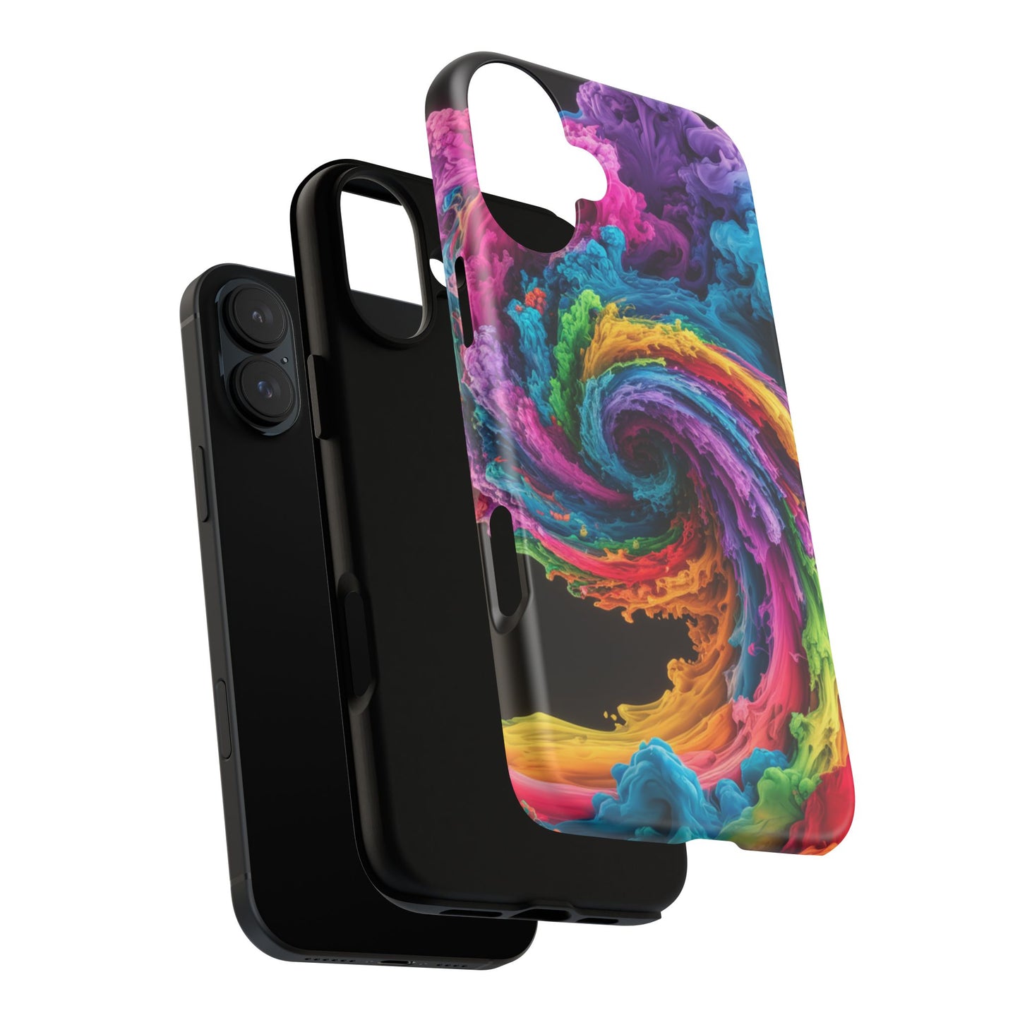 iPhone Case - Colorful Swirl Design