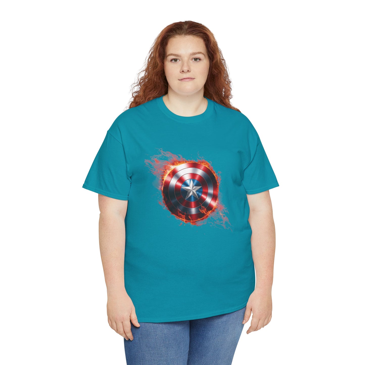 Captain America Flame Tee