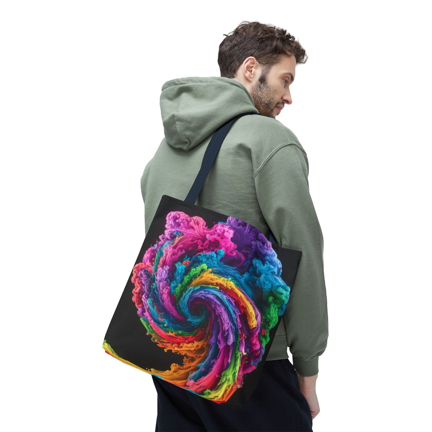 Colorful Swirl Tote Bag