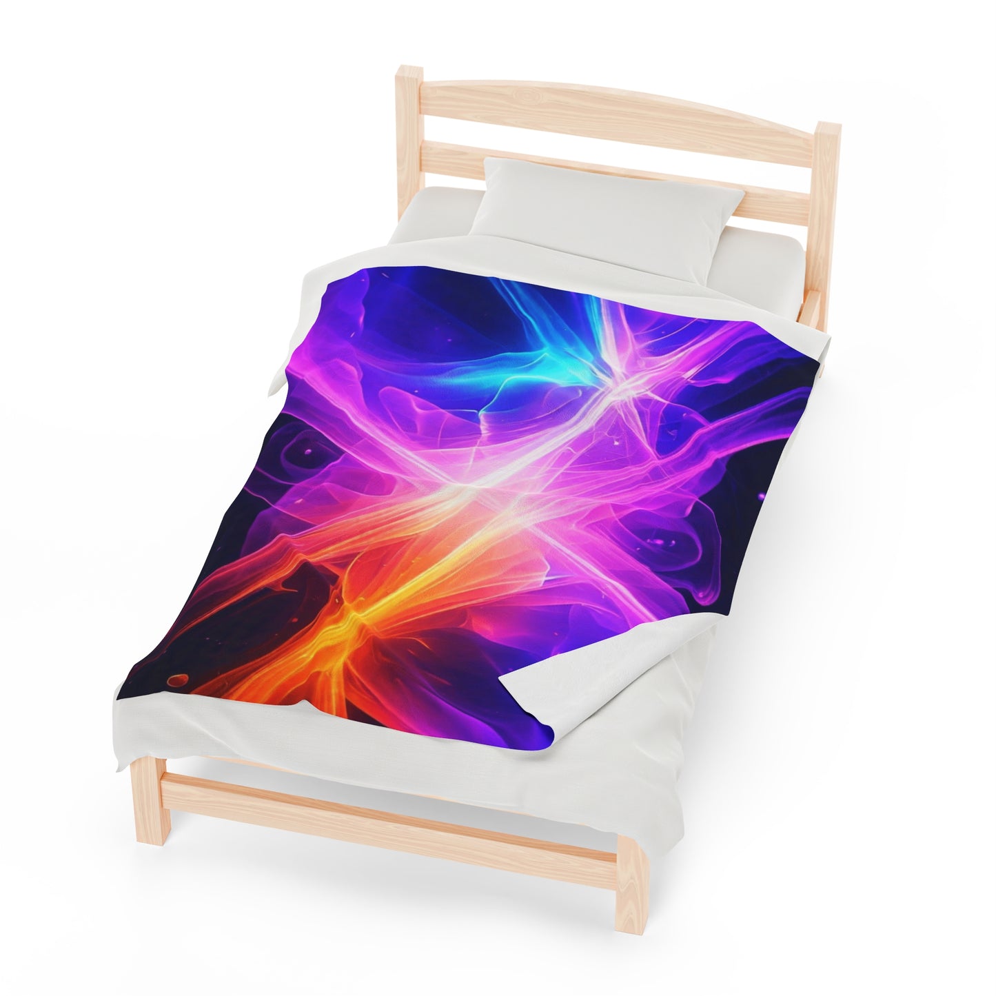 Color Splash Plush Velveteen Blanket