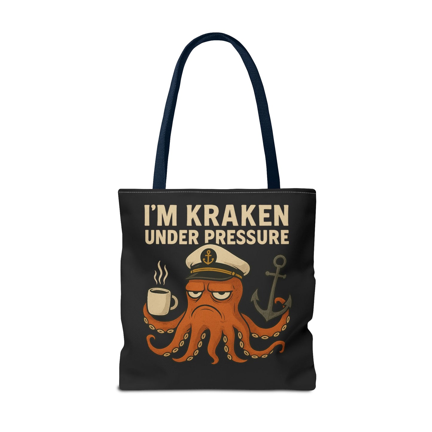 Stressed Octopus Tote Bag Nautical Bag Beach Tote Ocean Reusable Bag Seaside