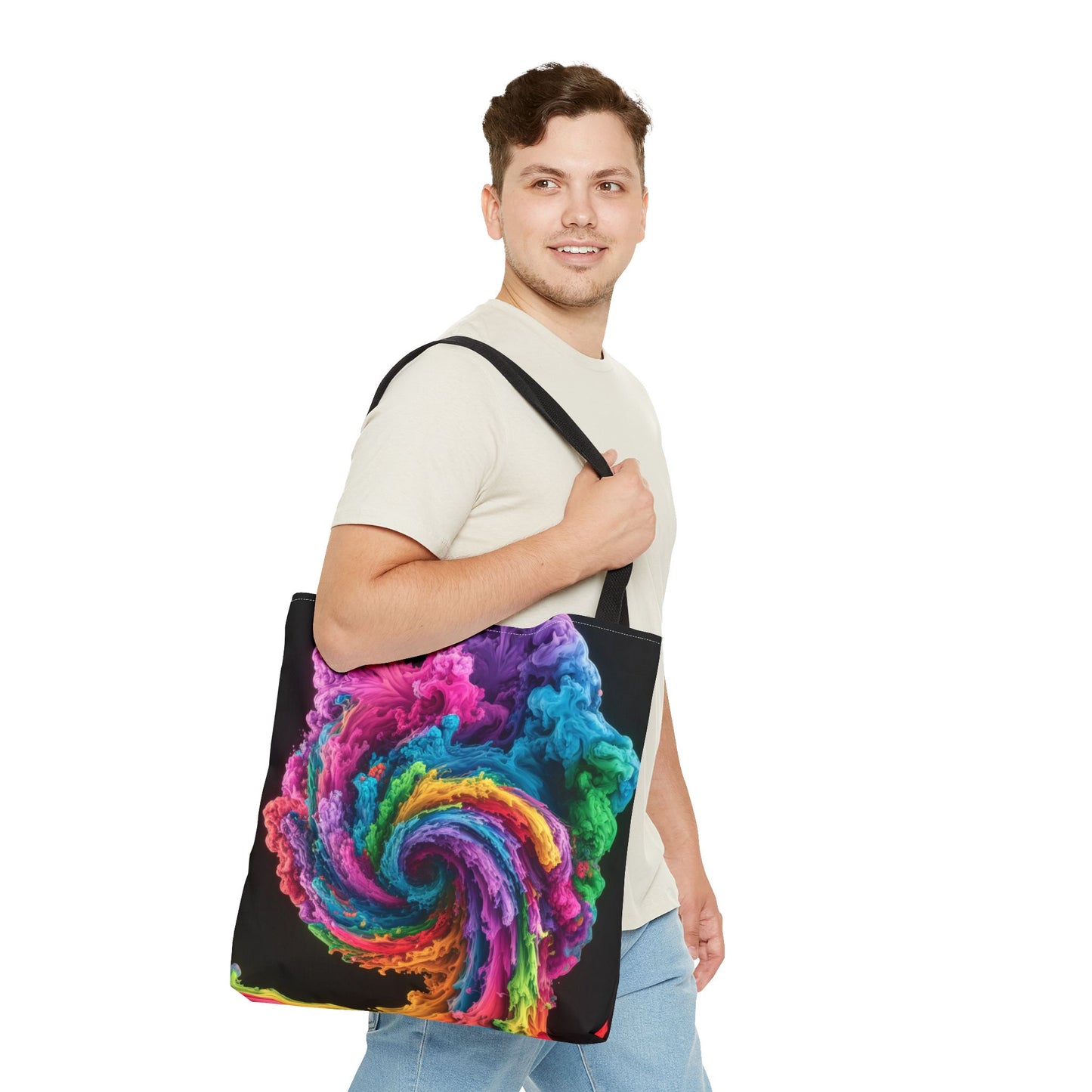 Colorful Swirl Tote Bag