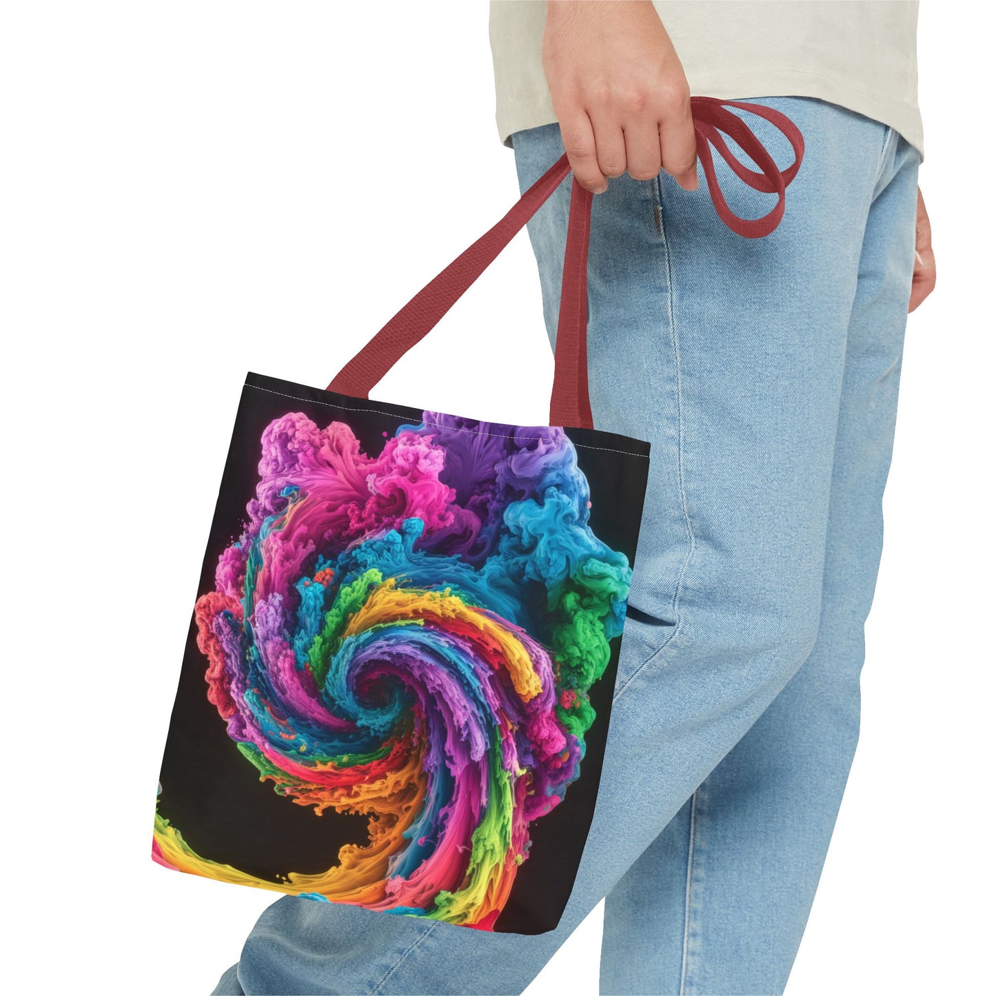 Colorful Swirl Tote Bag