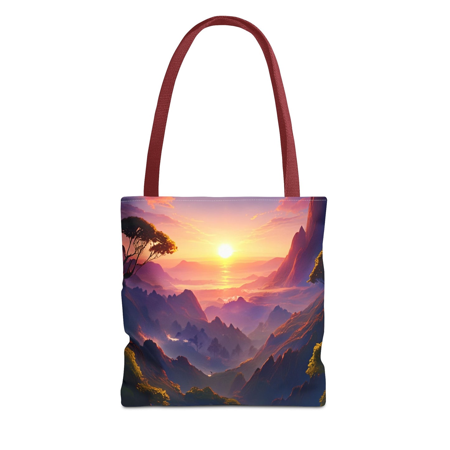 Sunset Landscape Tote Bag