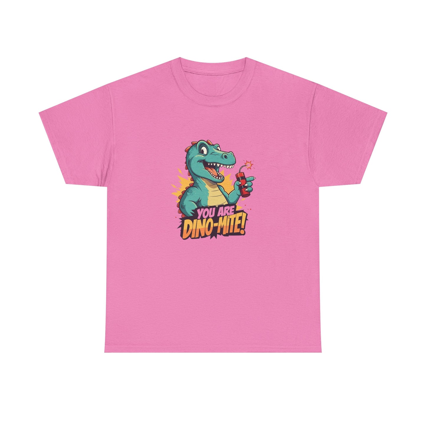 You Are Dino-Mite T-Shirt – Funny Dinosaur Graphic Tee | Cute T-Rex Shirt for Kids & Adults | Unisex Dino Lover Gift | Explosion Design