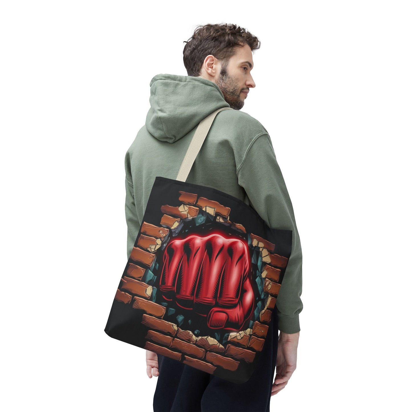 Red Fist Tote Bag