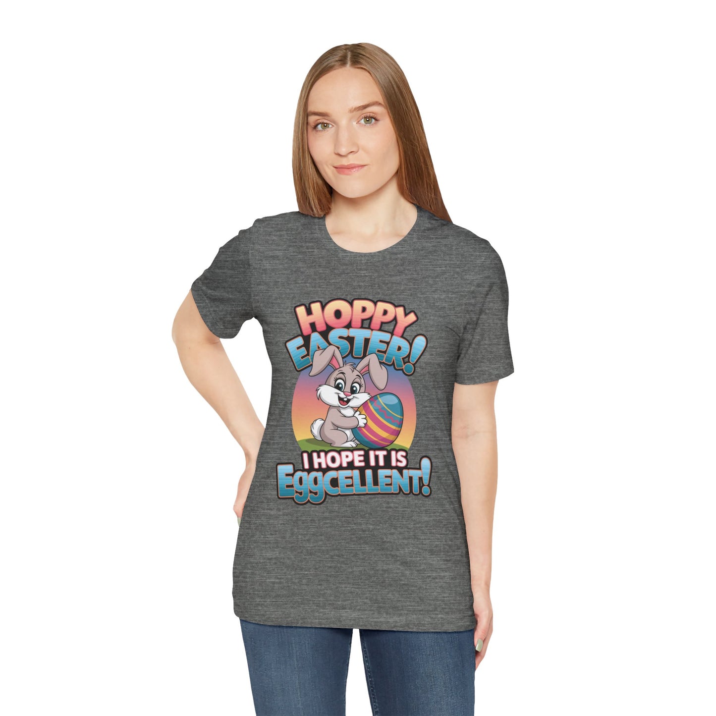 Happy Easter Unisex Tee Easter Shirt Easter Bunny T Shirt Easter Apparel Easter Bunny Outfit