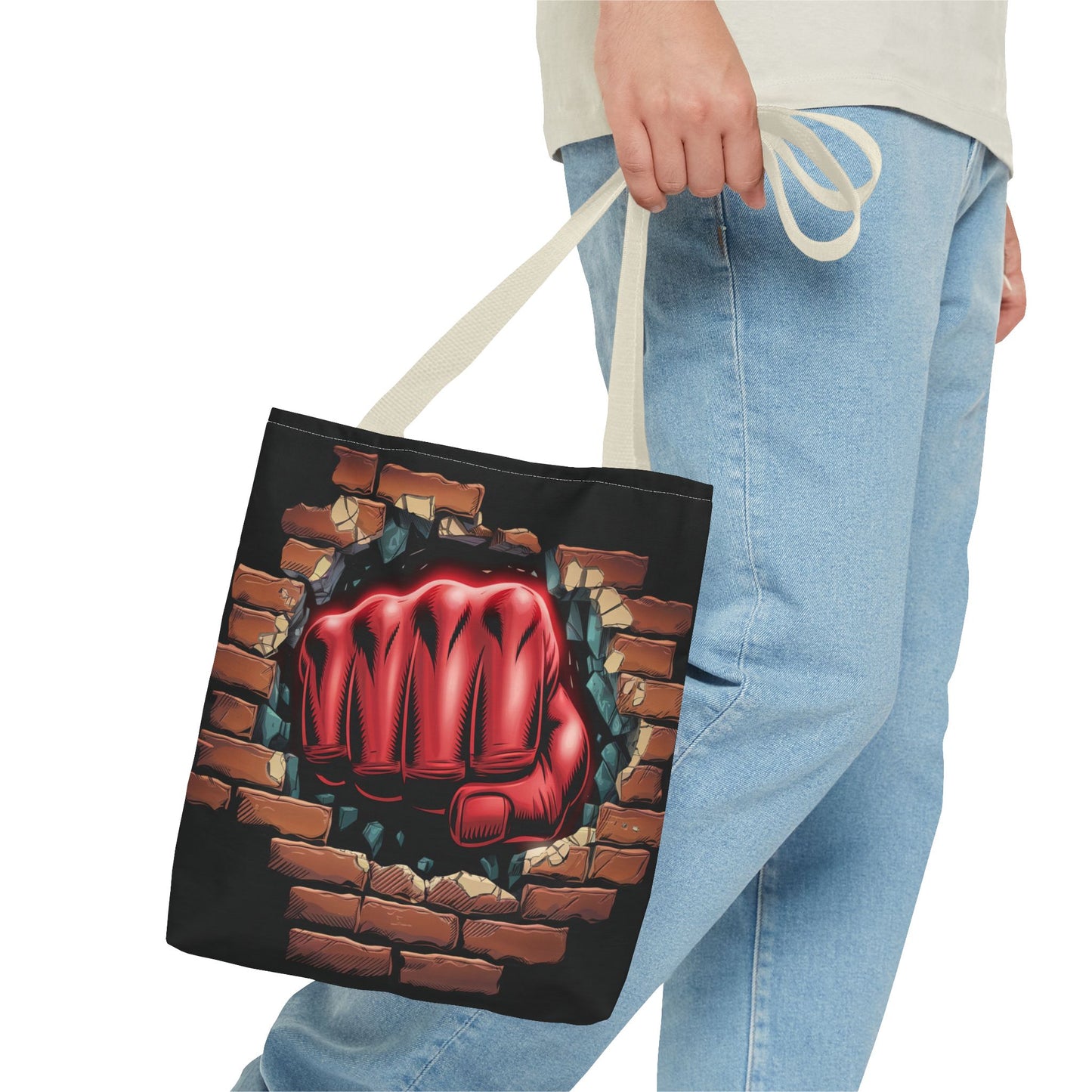 Red Fist Tote Bag