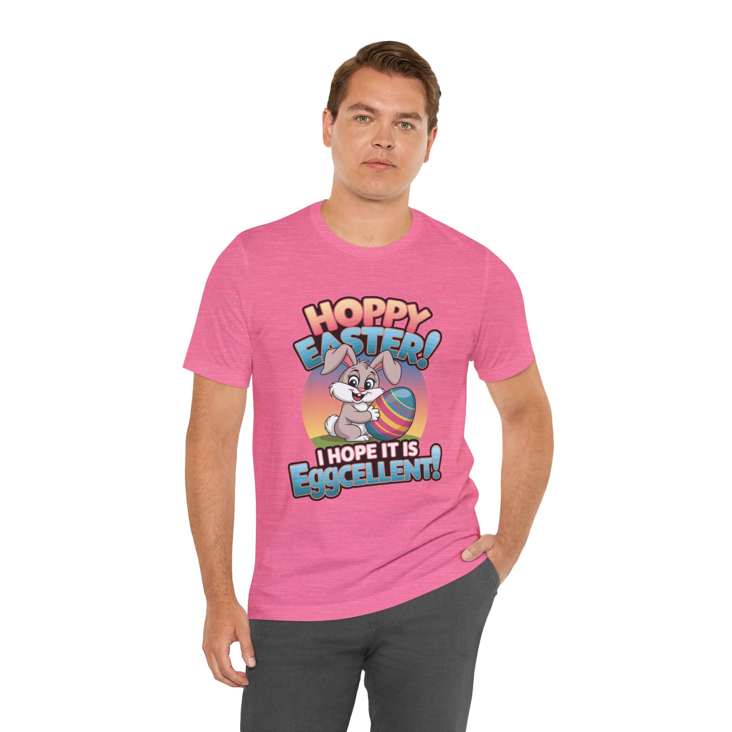 Happy Easter Unisex Tee Easter Shirt Easter Bunny T Shirt Easter Apparel Easter Bunny Outfit