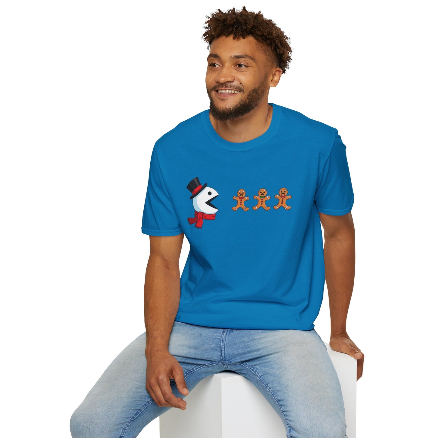 Funny Snowman And Gingerbread T-Shirt, Cute Christmas Tee, Holiday Humor Shirt, Festive Graphic Tee For Men And Women, Winter Gift Idea