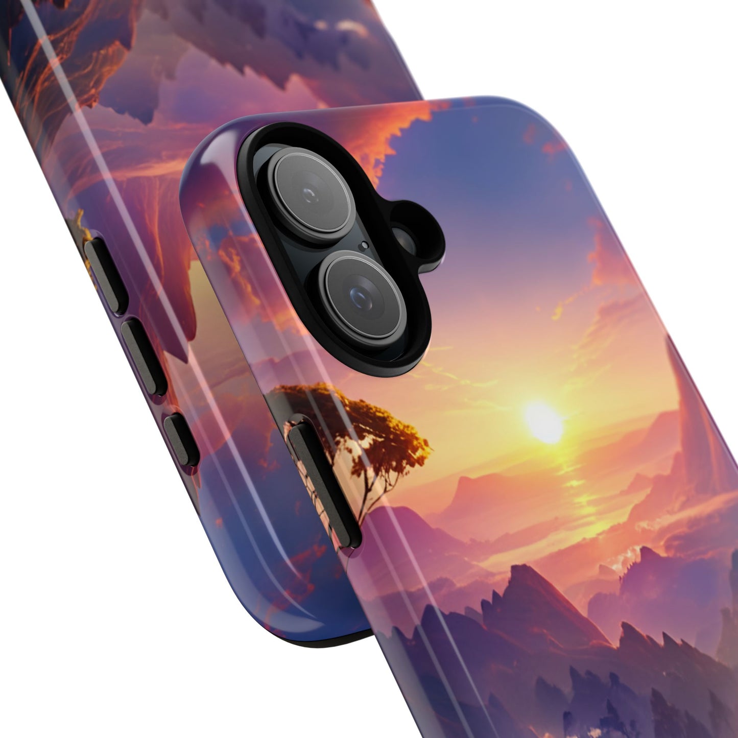 iPhone Tough Case - Artistic Sunset Landscape