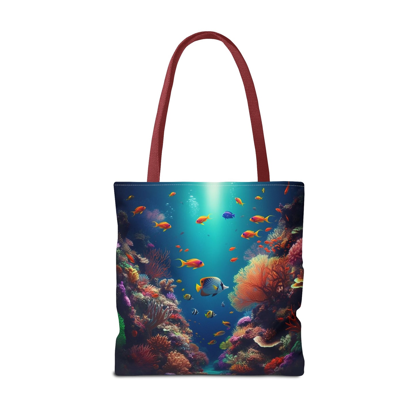 Coral Reef Illustrated Tote Bag