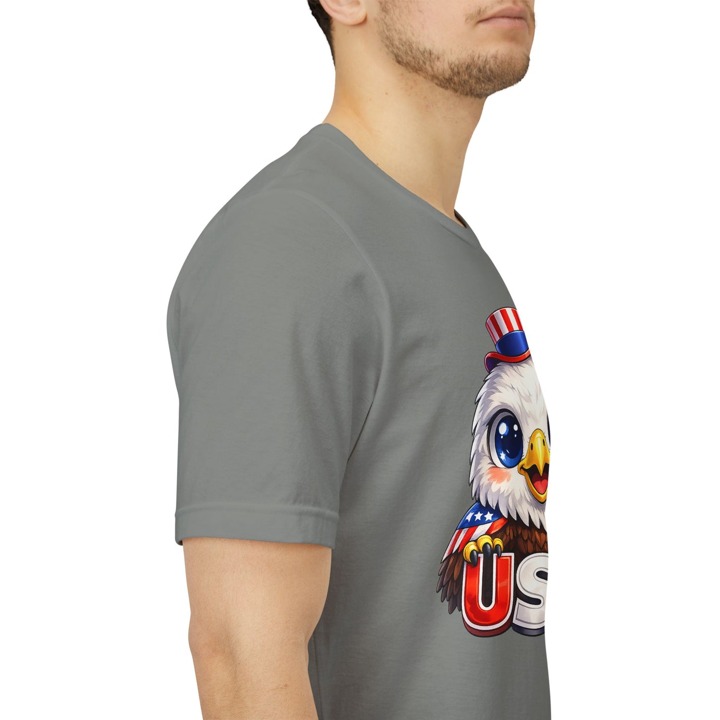 Cute USA Eagle Shirt, Patriotic Eagle T Shirt, Fourth Of July Shirt, American Flag Eagle Tee, Freedom Graphic Shirt, USA Pride Top