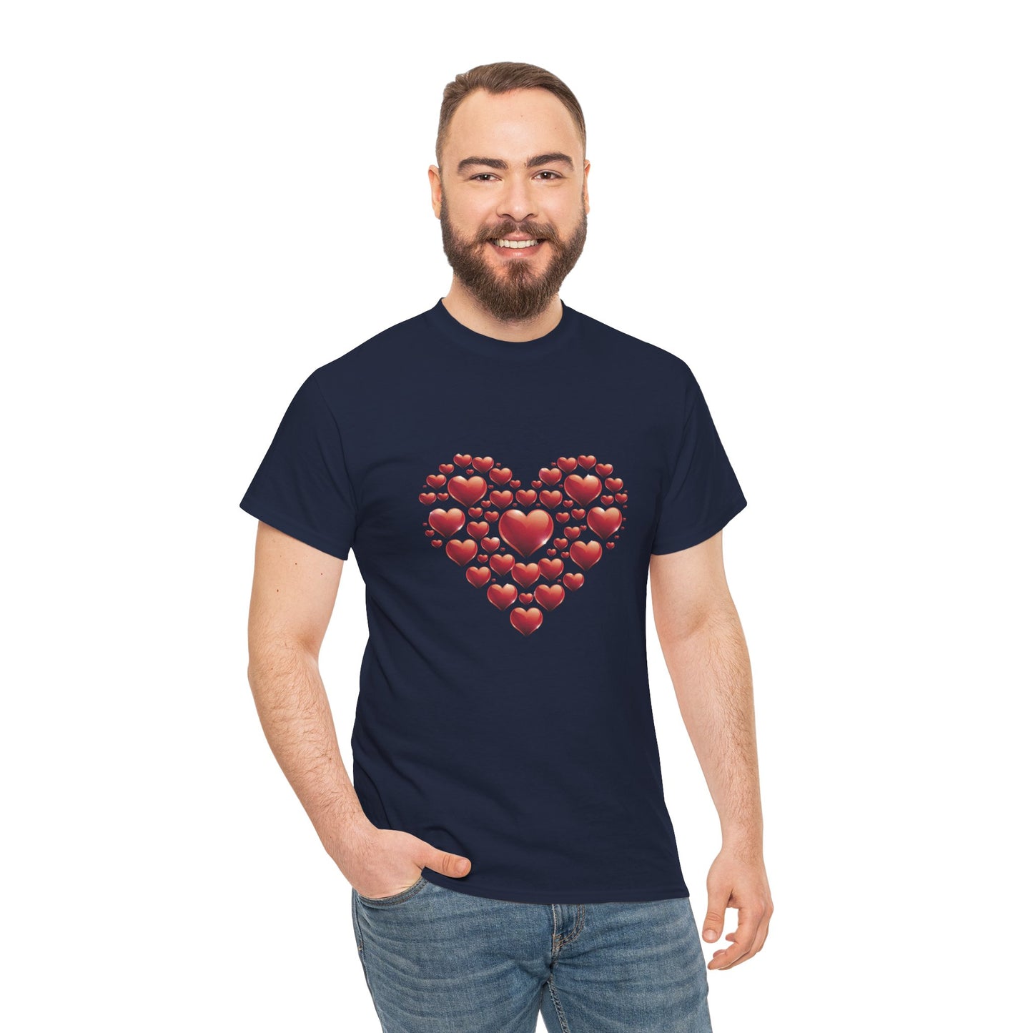 Heart Of Hearts Shirt, Minimal Valentine Shirt, Red Heart Graphic Tee, Love Aesthetic T Shirt, Valentine Gift Shirt
