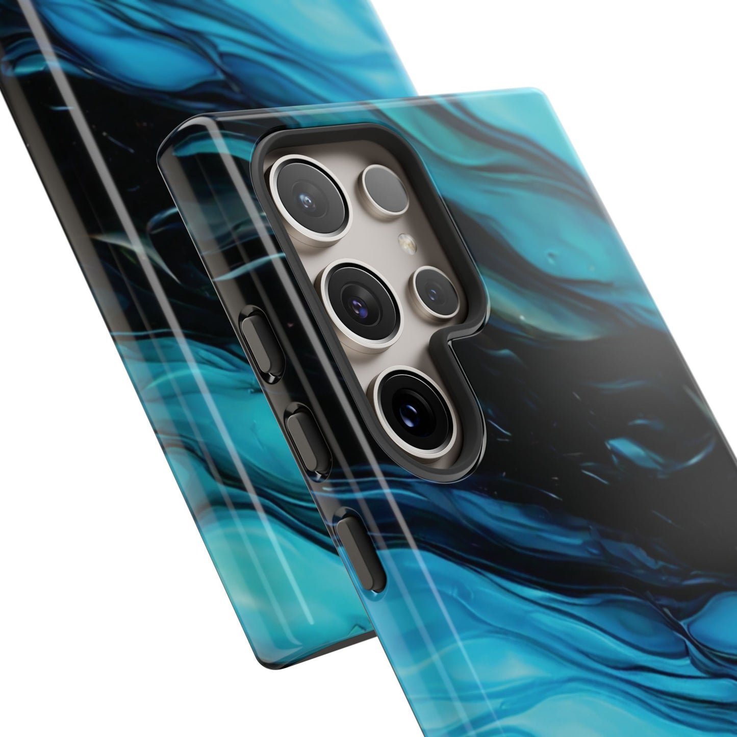 Samsung Galaxy Blue Splash Phone Case