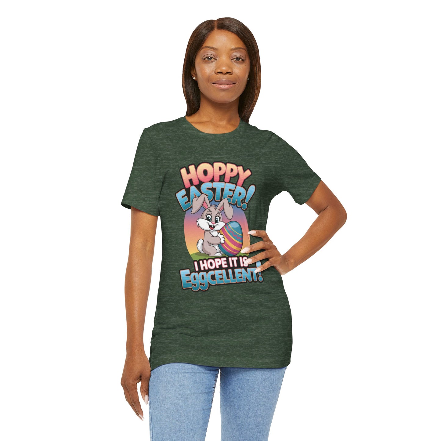 Happy Easter Unisex Tee Easter Shirt Easter Bunny T Shirt Easter Apparel Easter Bunny Outfit