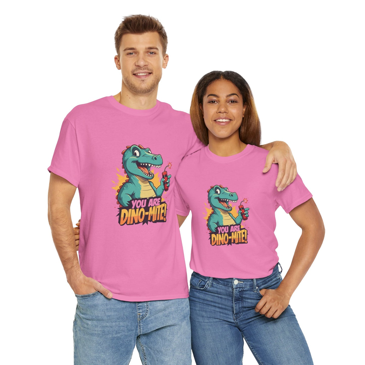 You Are Dino-Mite T-Shirt – Funny Dinosaur Graphic Tee | Cute T-Rex Shirt for Kids & Adults | Unisex Dino Lover Gift | Explosion Design