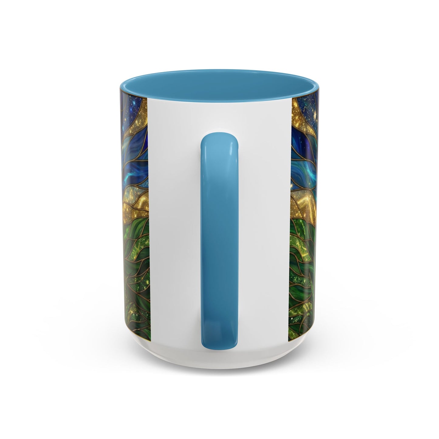Christian Cross Mug, Stained Glass Cross Coffee Mug, Religious Gift For Christian, Faith Based Mug, Inspirational Bible Mug