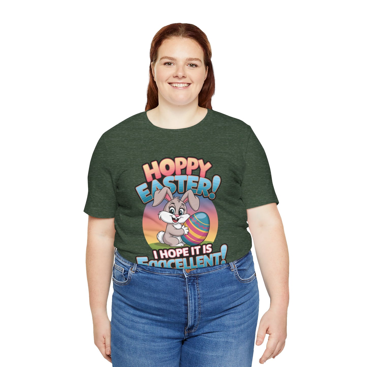 Happy Easter Unisex Tee Easter Shirt Easter Bunny T Shirt Easter Apparel Easter Bunny Outfit