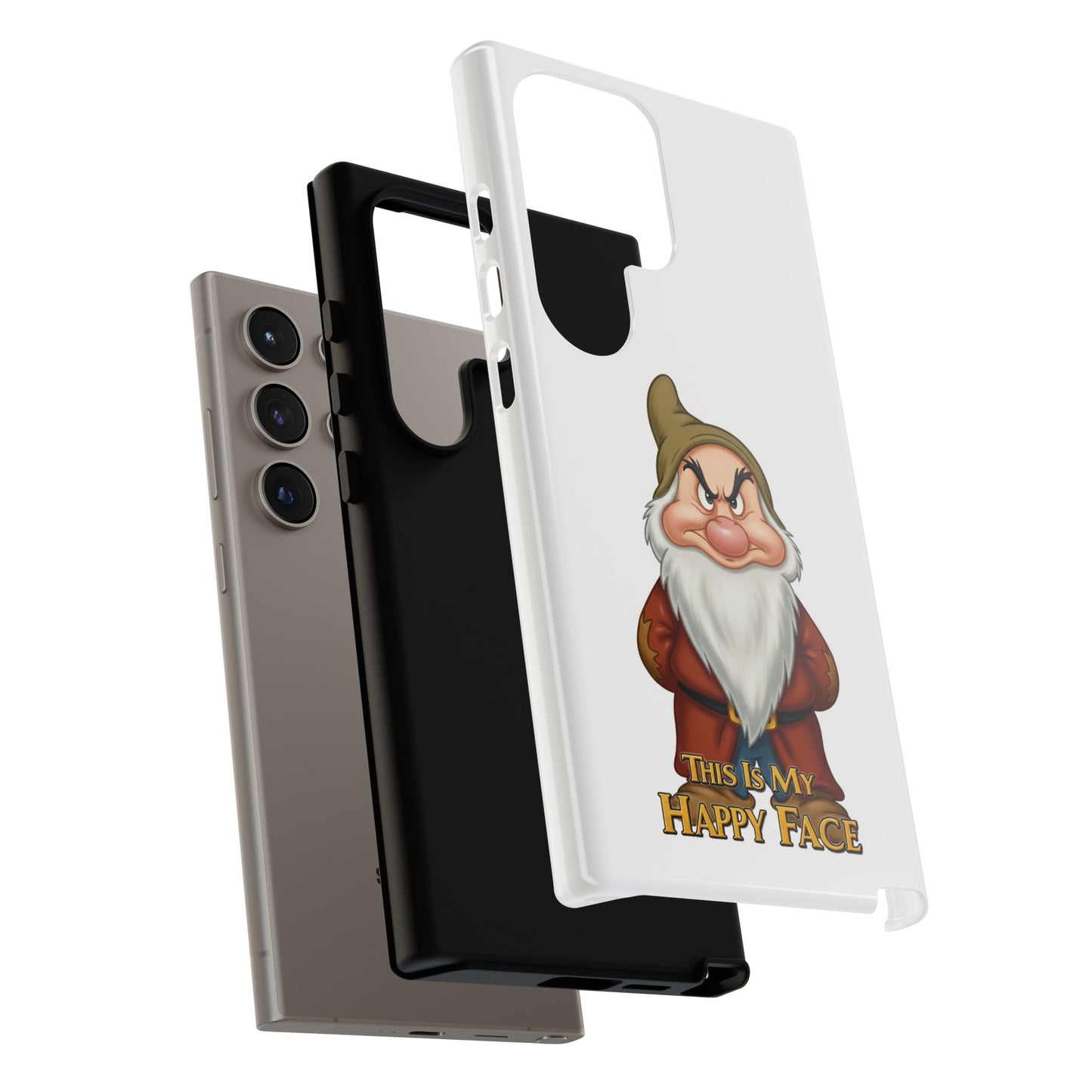 Samsung Phone Case - Grumpy Dwarf 'This is My Happy Face'
