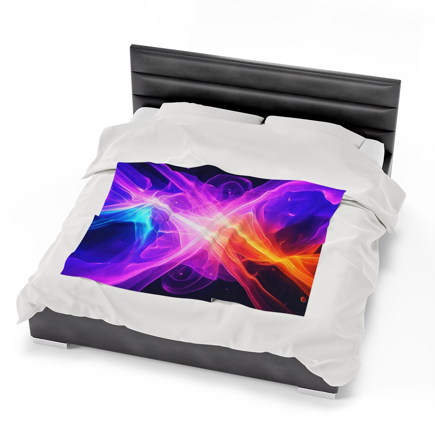 Color Splash Plush Velveteen Blanket
