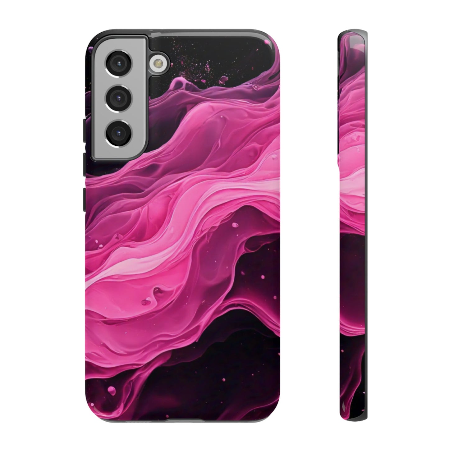 Samsung Galaxy Pink Paint Splash phone cover