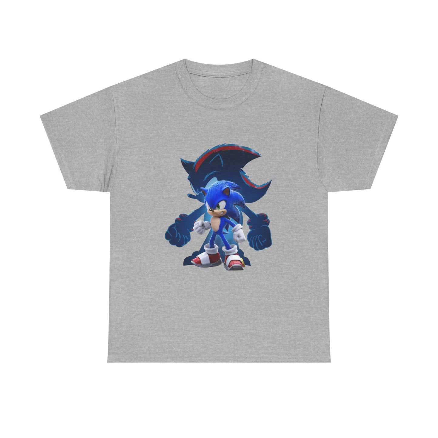 Blue Speed Hero Graphic Tee | Retro Gaming Legend T-Shirt | Fan Inspired Gamer Apparel | Cool Vintage Style Unisex Shirt for Adults & Teens