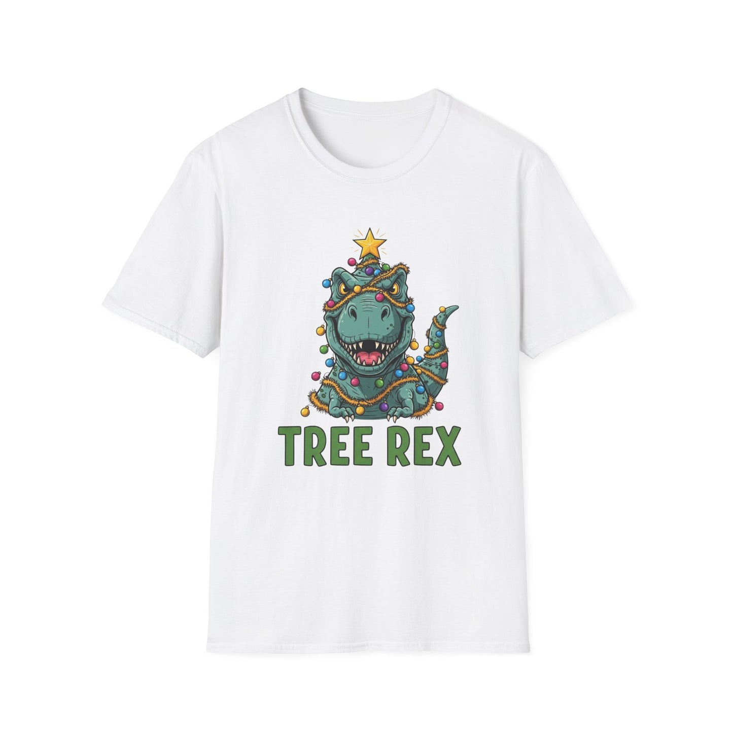 Tree Rex T-Shirt, Dinosaur Christmas Tee, Funny Holiday Dino Shirt, Tree Rex Dinosaur Xmas Graphic Tee, Cute Winter Gift Tee