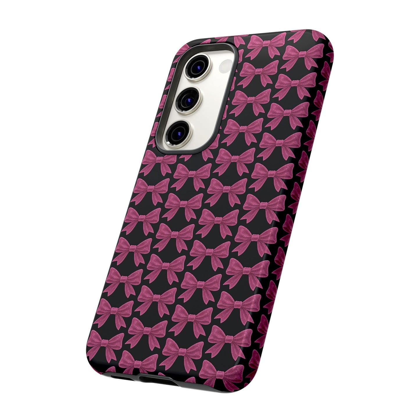 Pink Bow Samsung Case Coquette Aesthetic Phone Cover Cute Girly Phone Case Glossy Y2K Accessory Kawaii Samsung Case Gift