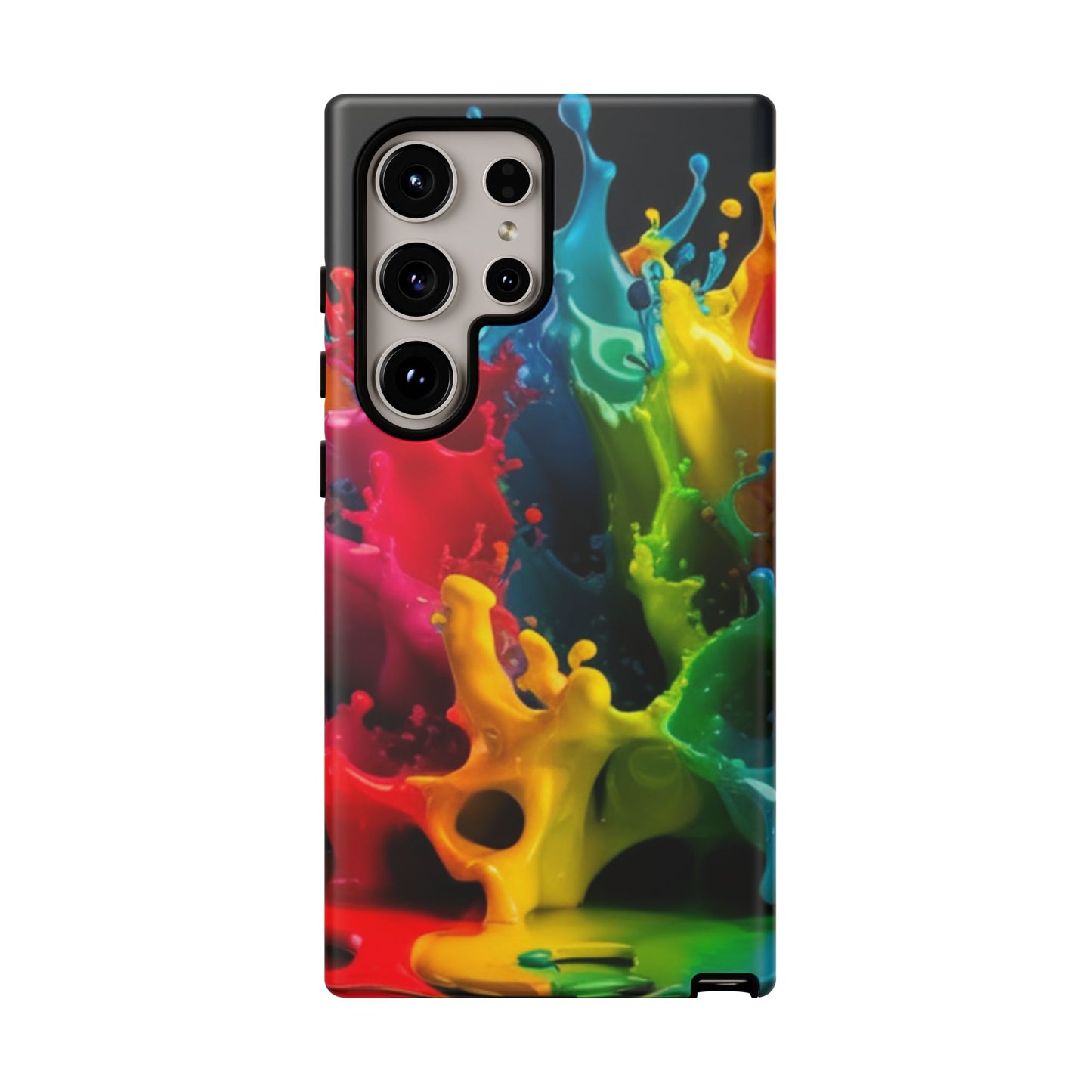 Vibrant Splash Samsung Phone Case - Tough Spectrum Splash Samsung Case