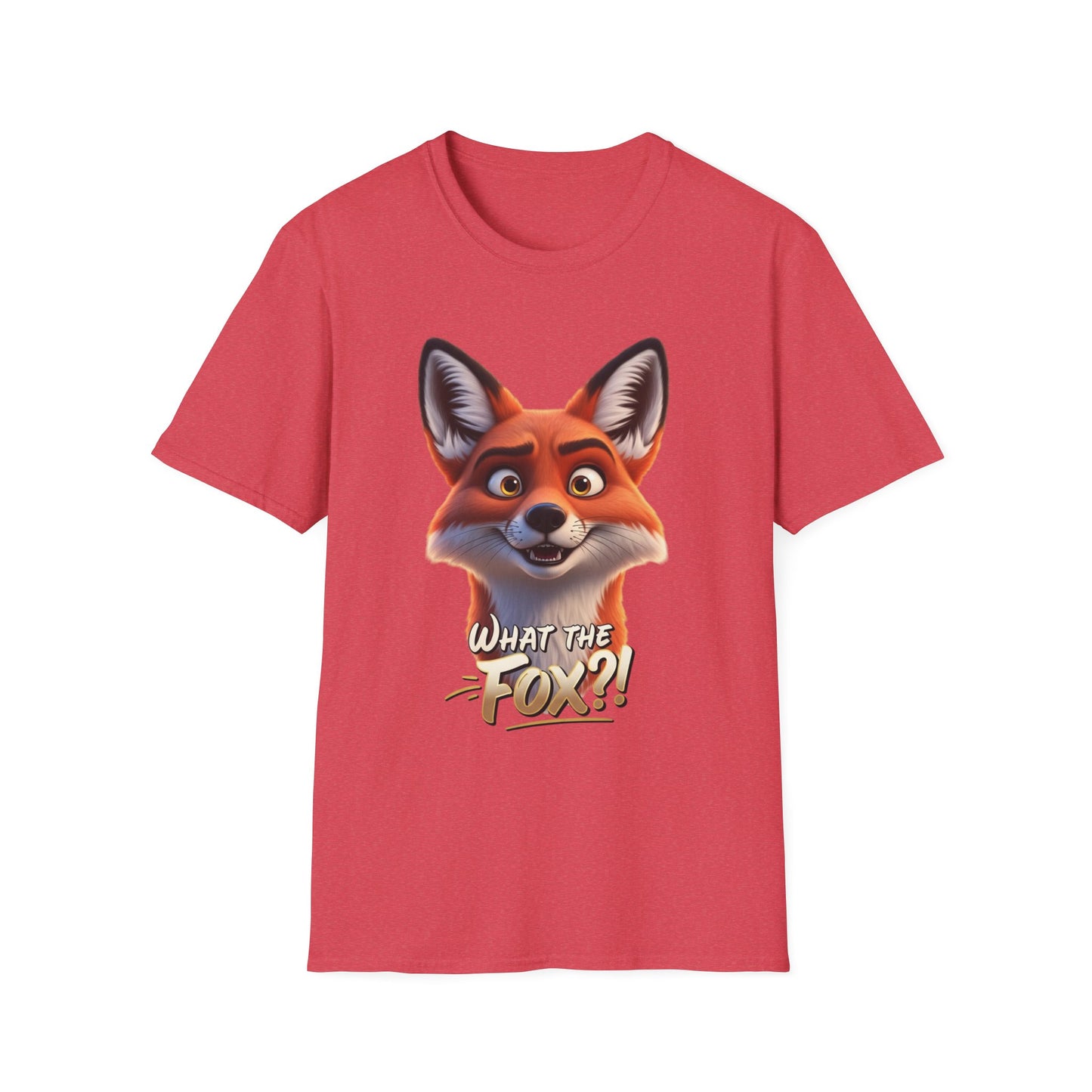 What The Fox T-Shirt, Funny Fox Graphic Tee, Animal Lover Shirt, Cute Pun Gift, Woodland Animal Top, Fun Casual Shirt For Men And Women
