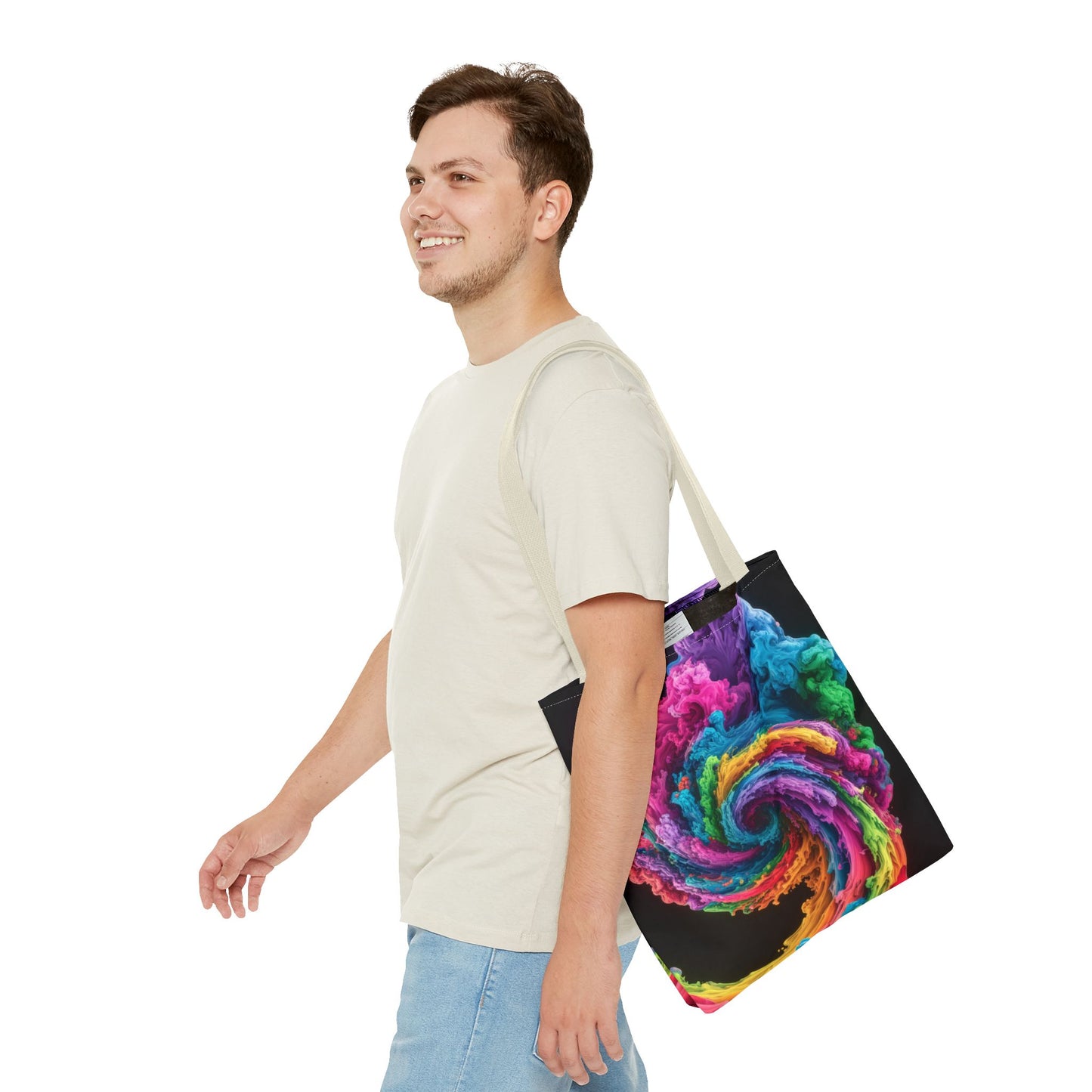 Colorful Swirl Tote Bag