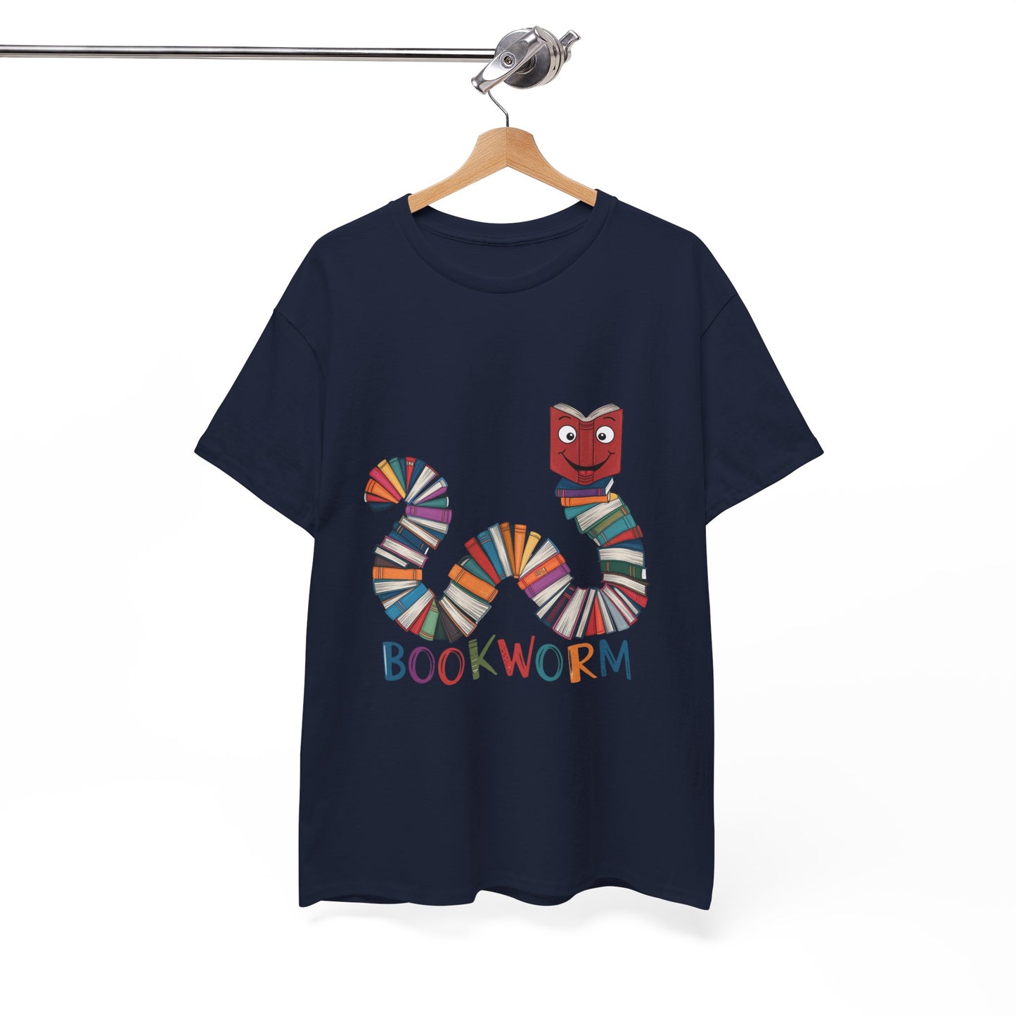Cute Bookworm Shirt – Funny Reading Lover Tee – Teacher Gift – Kids Book Tee – Unisex Book Nerd Shirt – Book Club Graphic T-Shirt