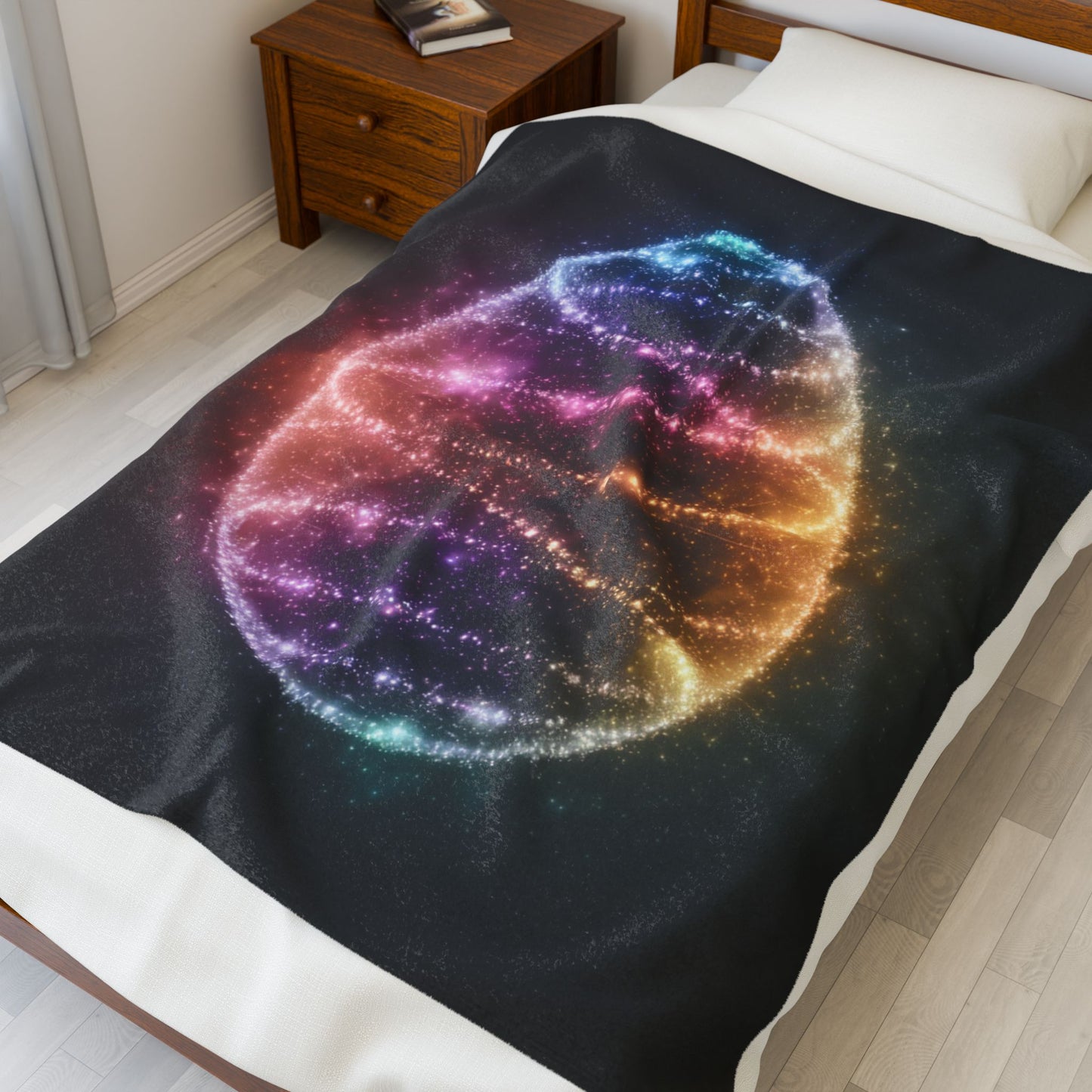 Easter Egg Blanket Bioluminescent Easter Egg Throw Decor Blanket Easter Decoration