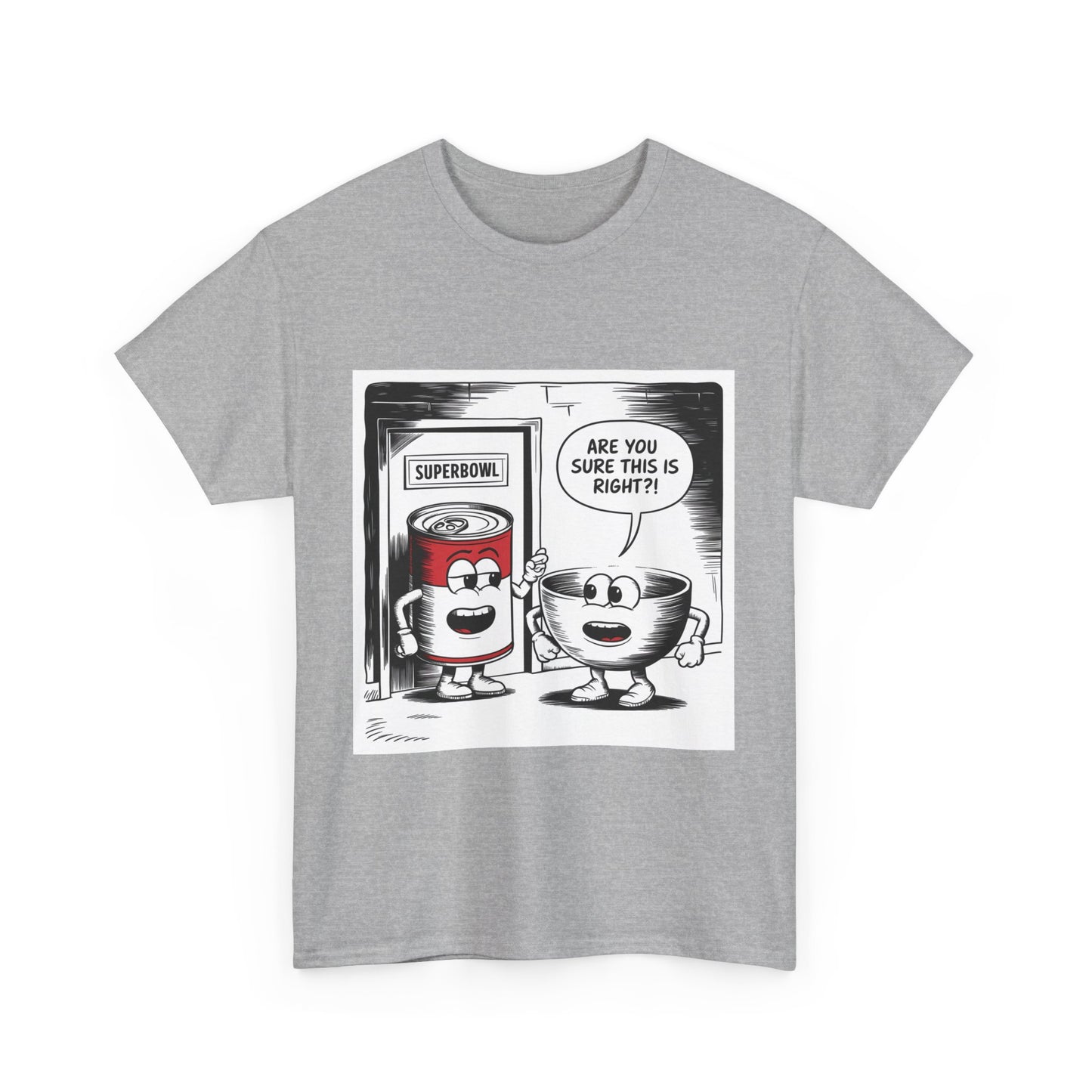Comic Unisex Tee - Superbowl Design