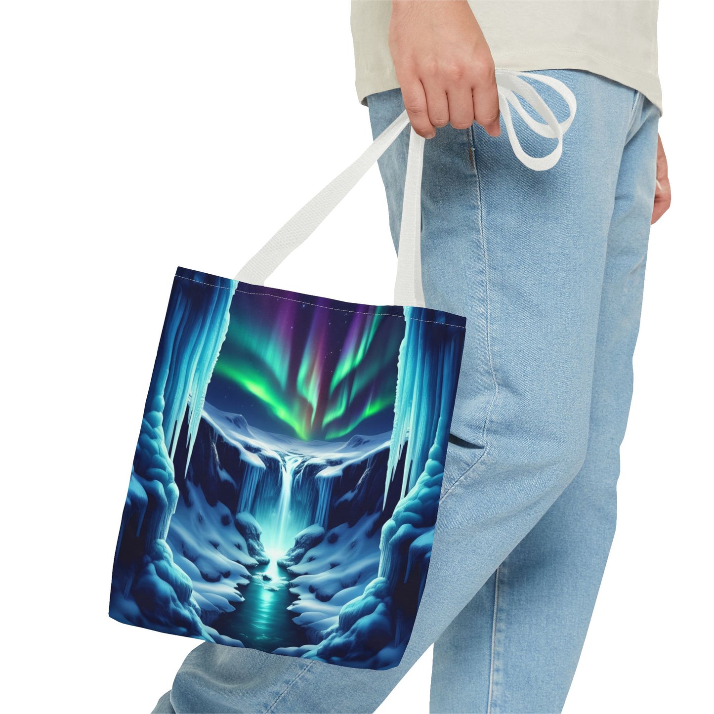 Icy Landscape Tote Bag