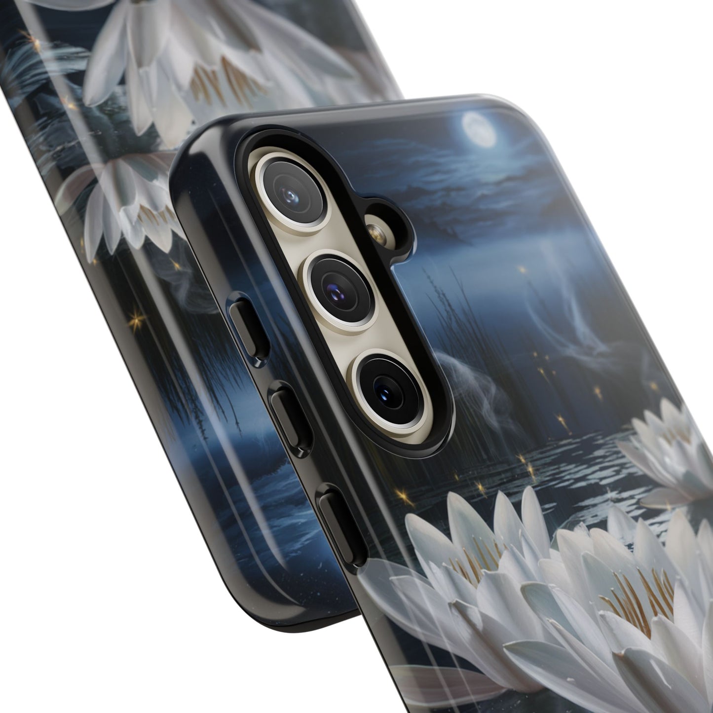 Samsung Galaxy Tough Case - Water Lillies Moonlit Sky Phone Cover