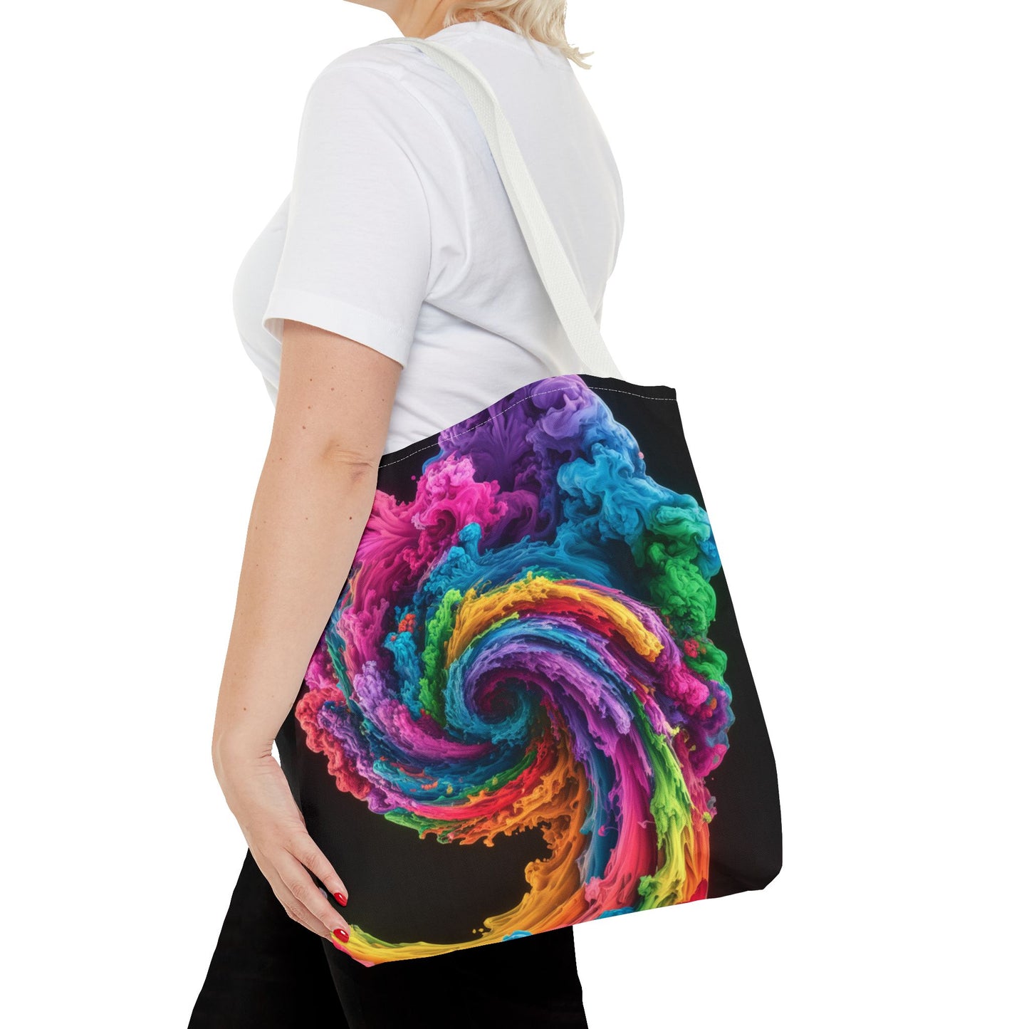 Colorful Swirl Tote Bag