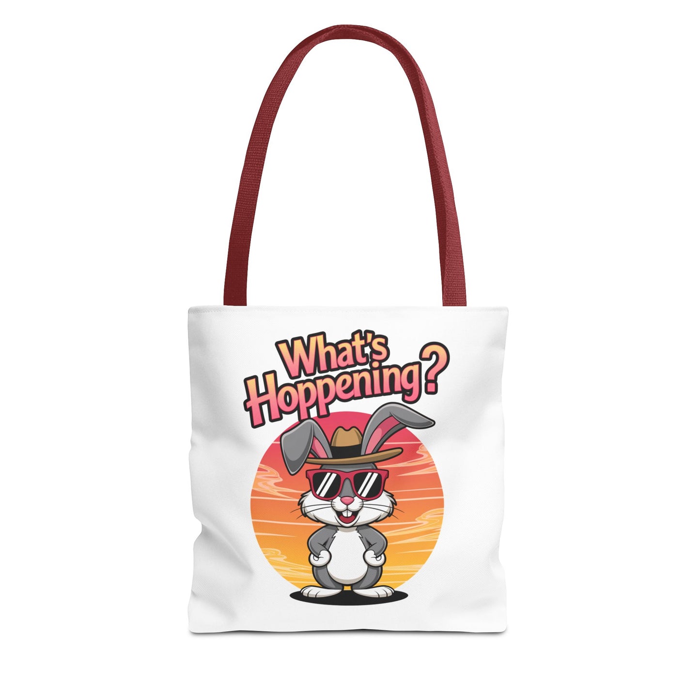 Bunny Tote Bag - 'What's Hoppening'