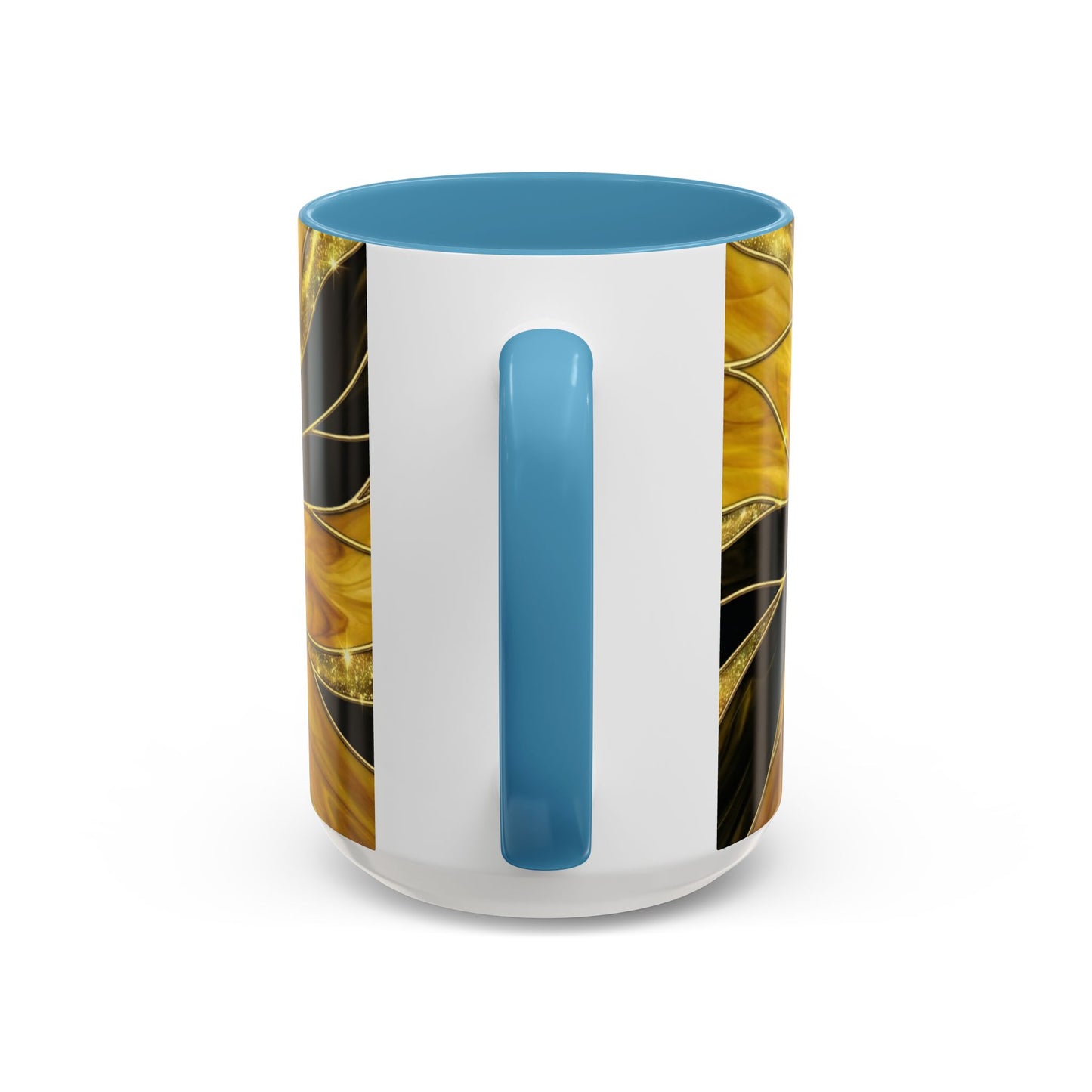 Stained Glass Gamer Mug, Gold Controller Coffee Cup, Video Game Gifts for Him, Gamer Boyfriend Gift, Teen Boy Gaming Mug, Desk Decor