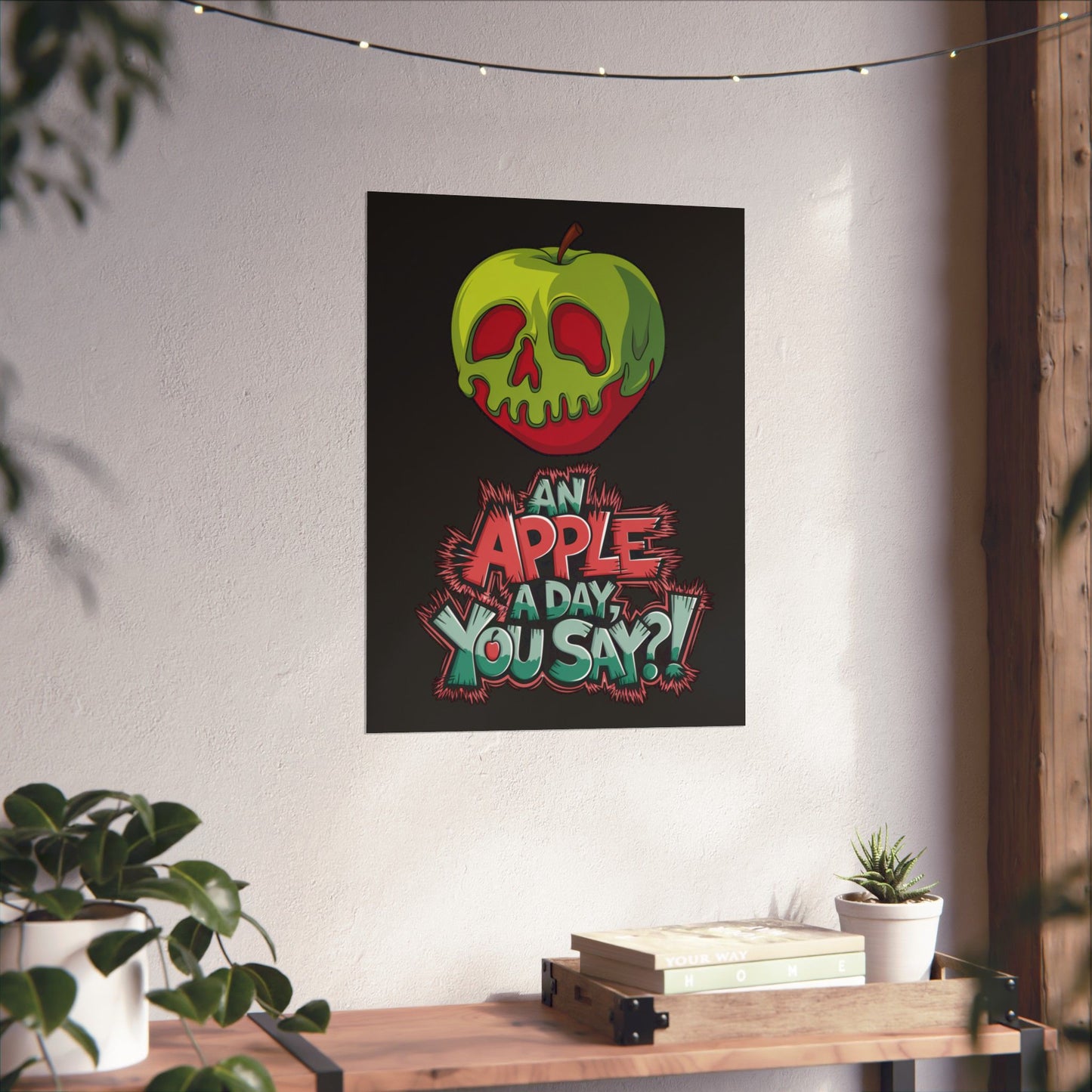 Vertical Poster - Poison Apple 'An Apple a Day You Say'