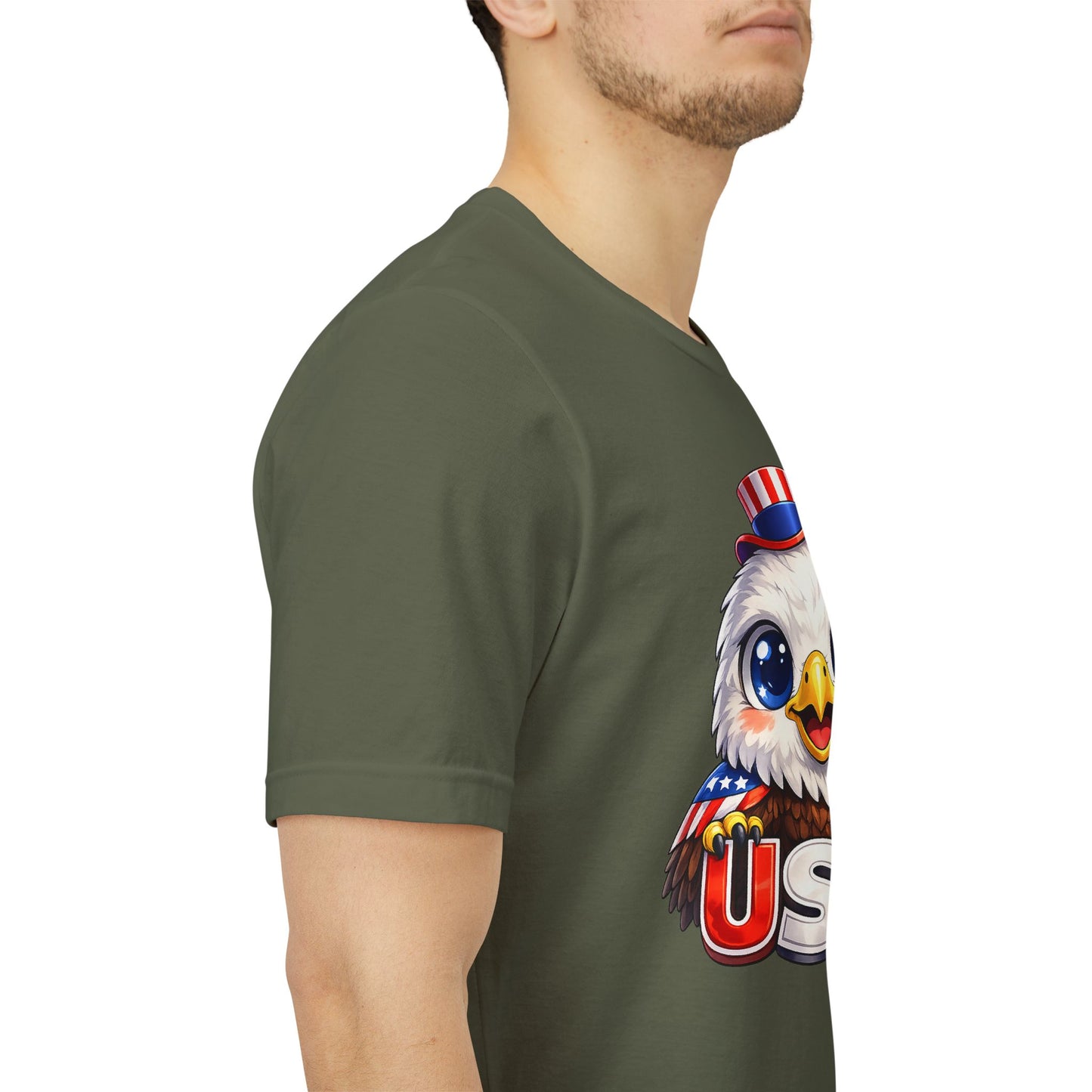 Cute USA Eagle Shirt, Patriotic Eagle T Shirt, Fourth Of July Shirt, American Flag Eagle Tee, Freedom Graphic Shirt, USA Pride Top