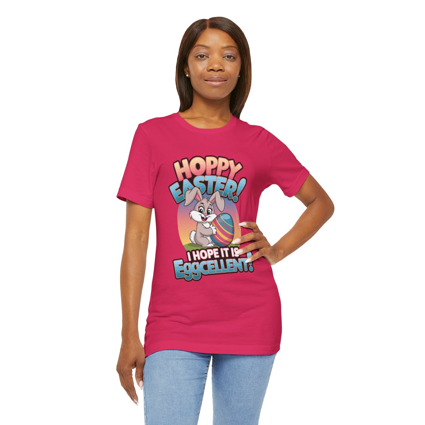 Happy Easter Unisex Tee Easter Shirt Easter Bunny T Shirt Easter Apparel Easter Bunny Outfit